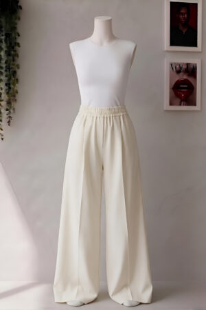 Offwhite Korean Baggy Trouser