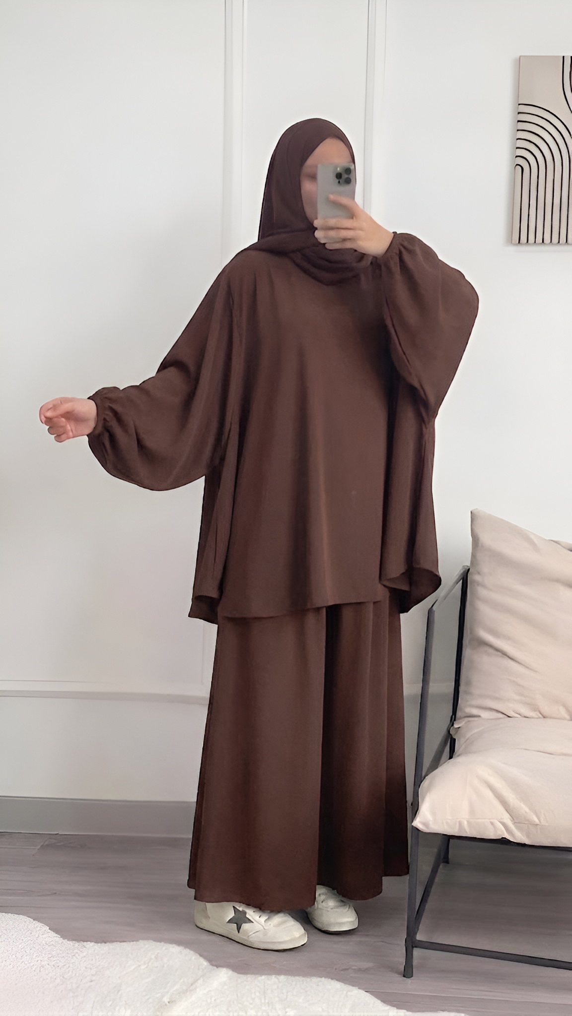 Arabic inspired Co Ord set Baggy - Image 3